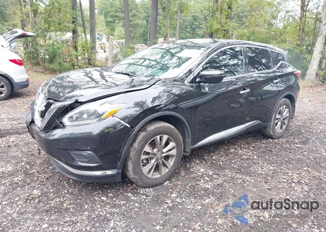 2018 Nissan Murano S z USA, uszkodzony, nr VIN 5N1AZ2MG7JN157425